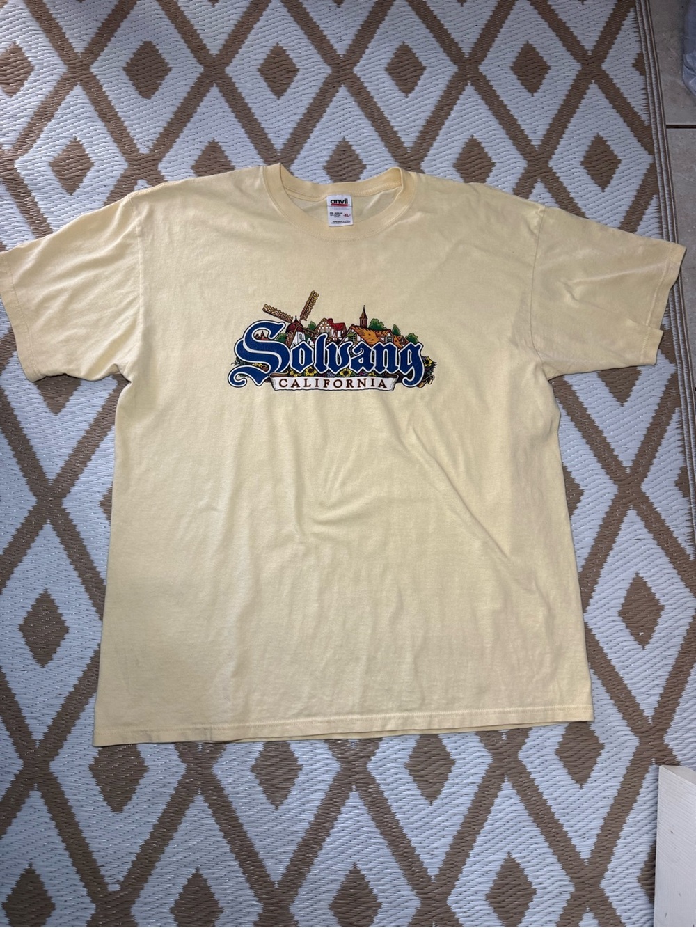 Vintage Anvil Solvang California Graphic T-Shirt XL